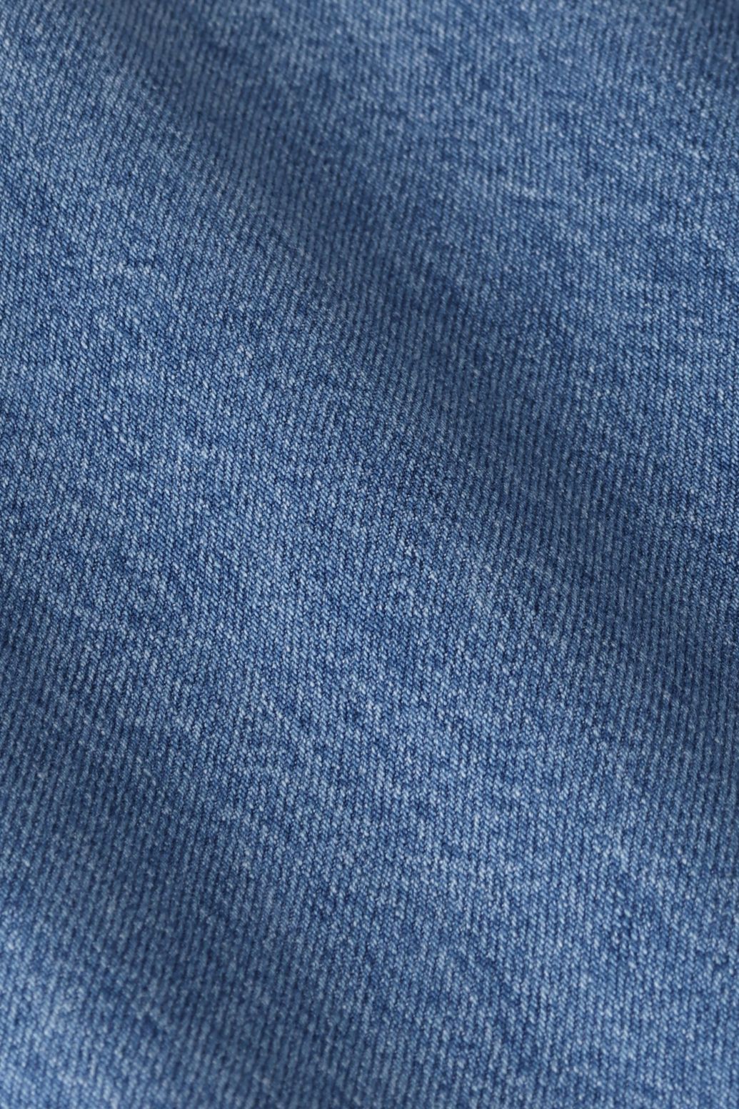 Blauwe mid waist barrel jeans