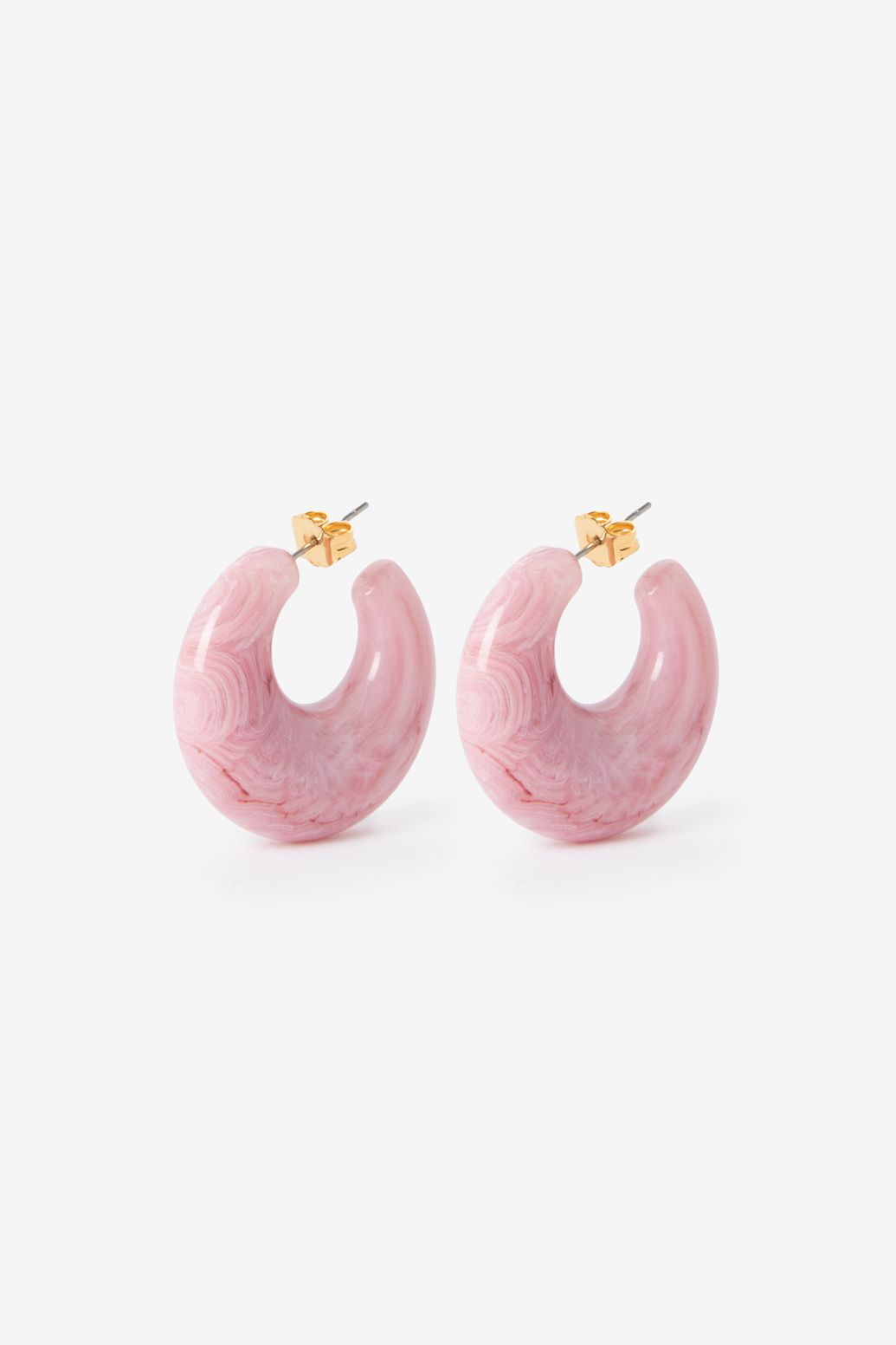 Resin-Ohrringe - rosa