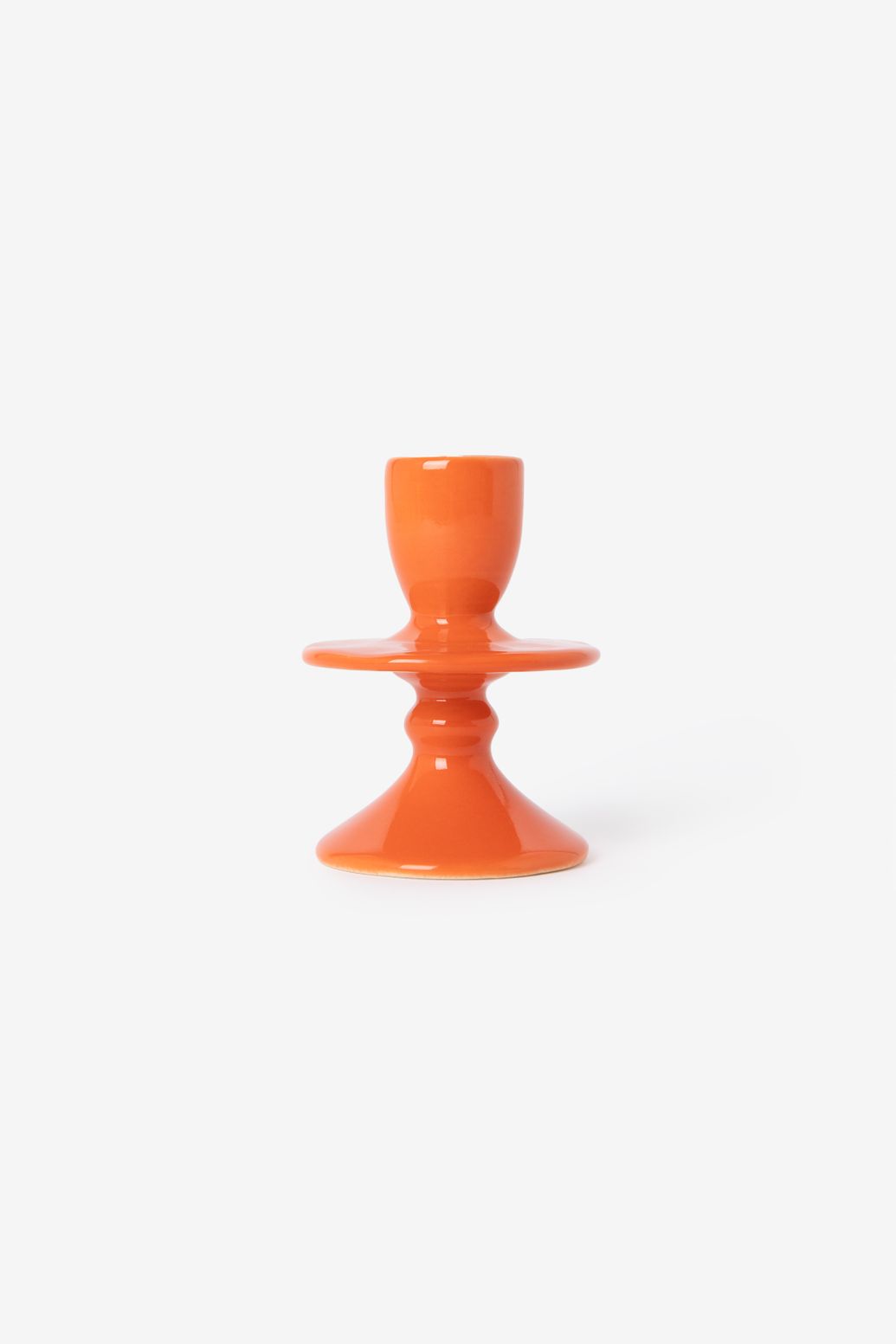 Kerzenhalter Ruffle small - orange