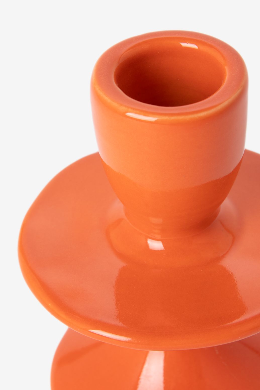 Kerzenhalter Ruffle small - orange