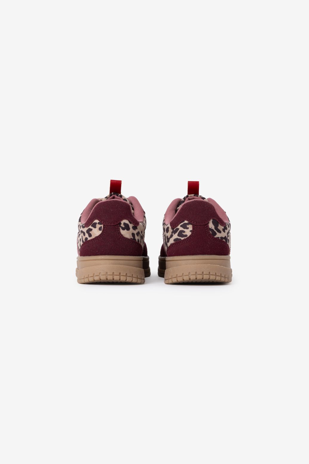 Sneaker mit Leoprint - lila