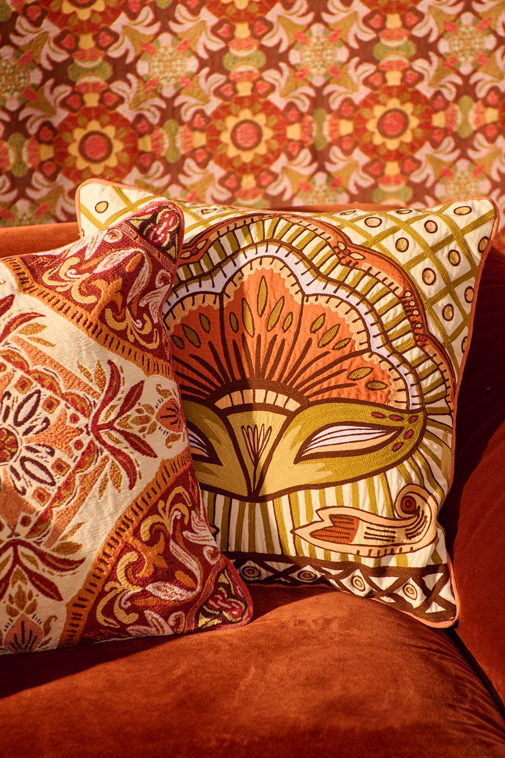 Coussin avec imprimé - multicolore