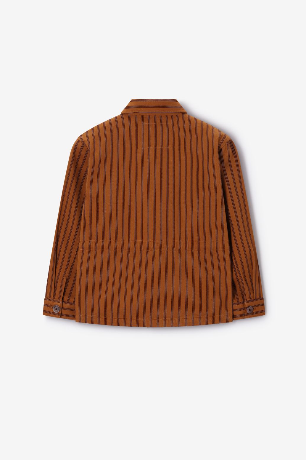 Veste rayée - marron