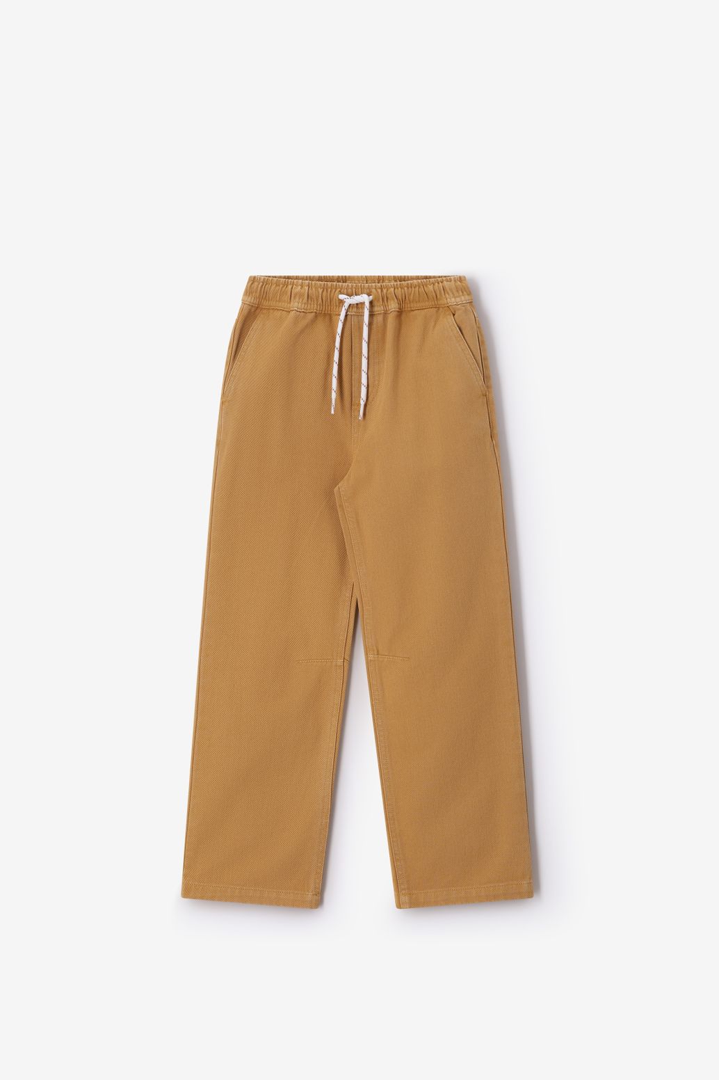 Pantalon taille mi-haute - jaune foncé