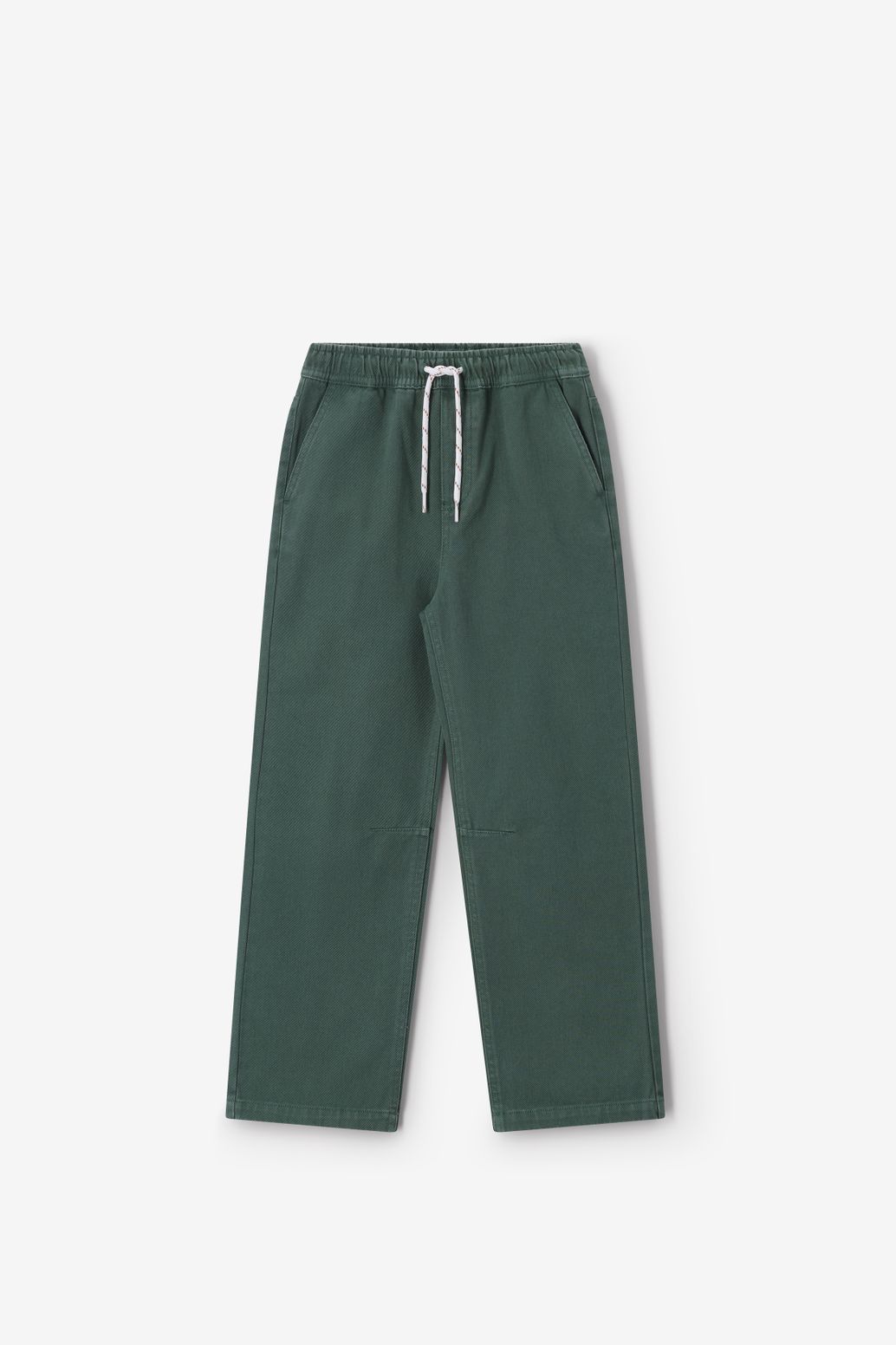 Mid Rise-Hose - dunkelgrün