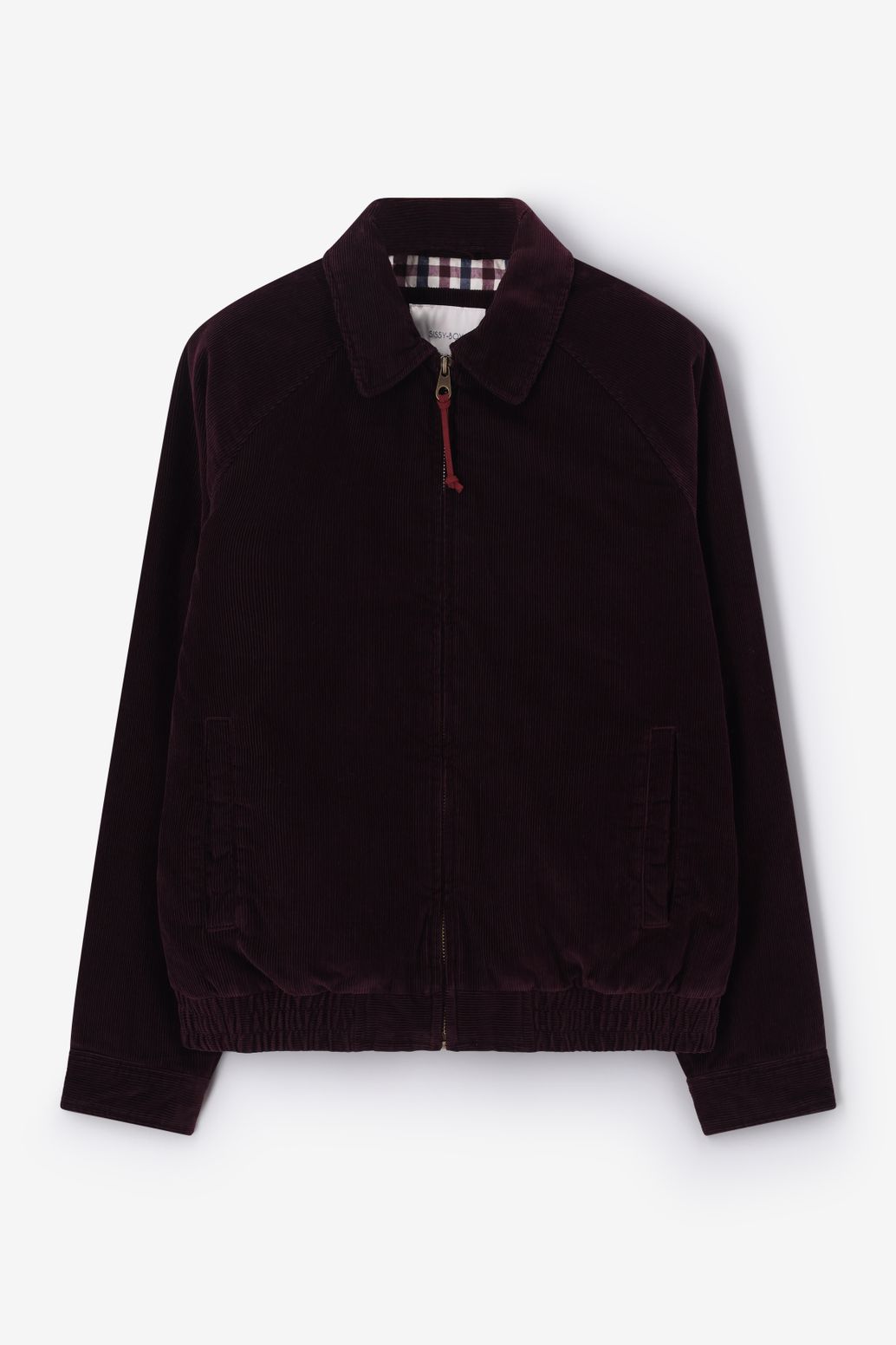 Donkerbruine corduroy bomber jack