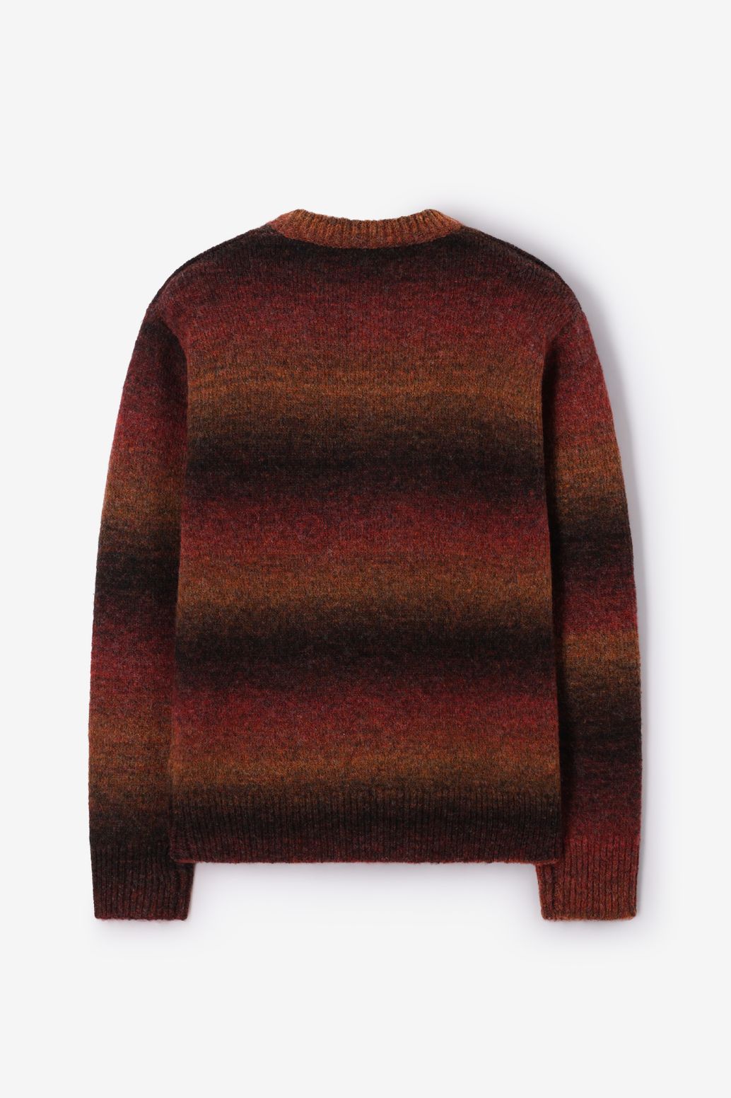 Pullover mit Farbverlauf - dunkelrot