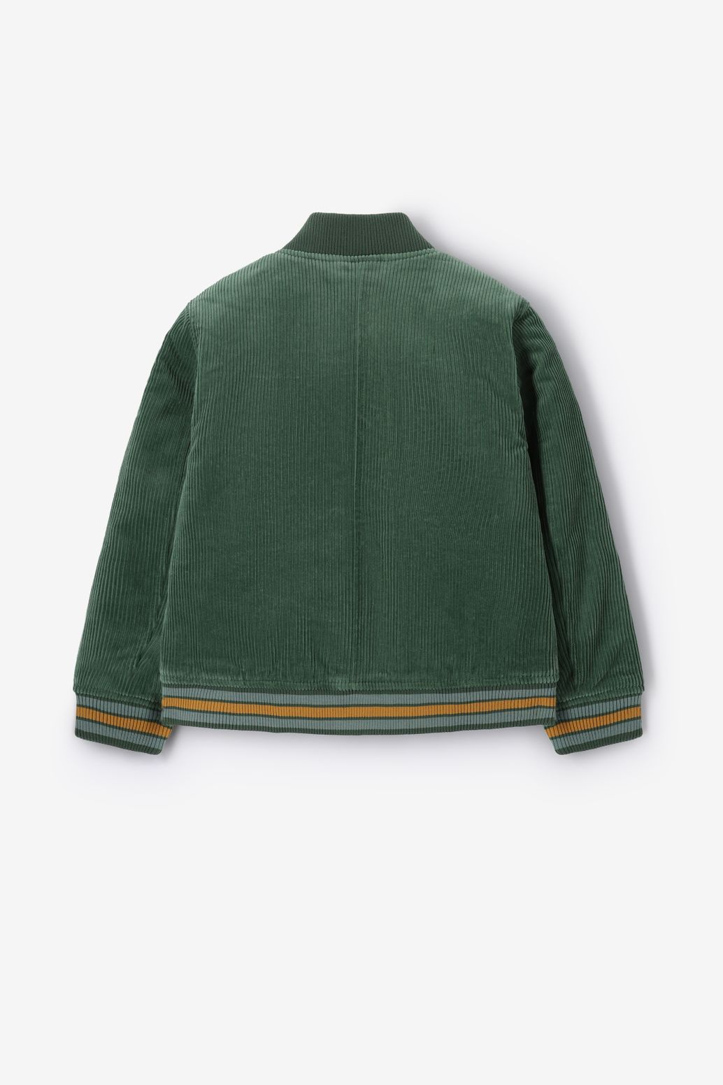 Donkergroene corduroy bomber jack
