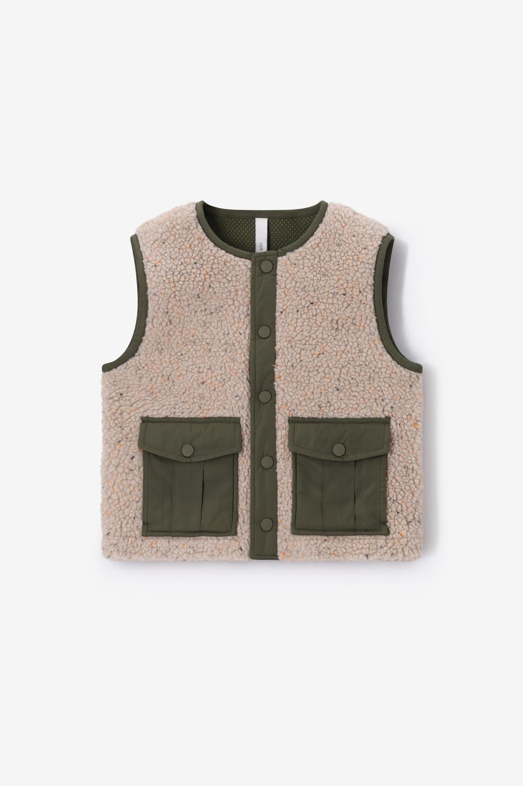 Lichtbruin teddy gilet