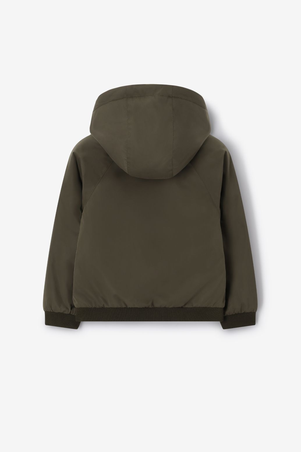 Teddy-Jacke zum Wenden - dunkelgrün