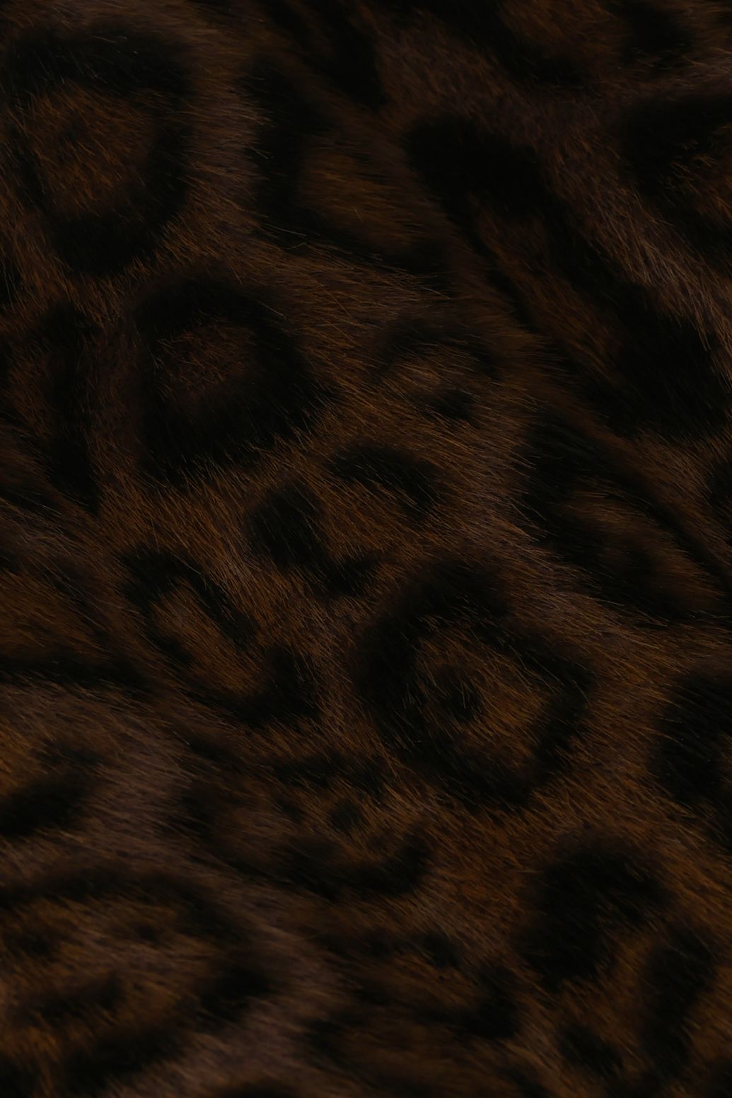 Veste réversible en fausse fourrure - marron foncé