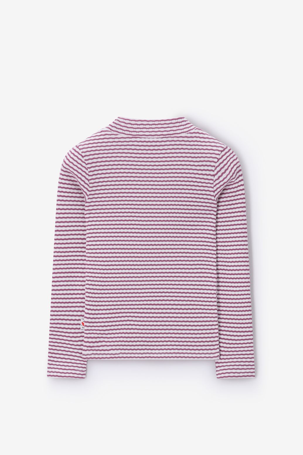 Gestreiftes Langarmshirt - lila