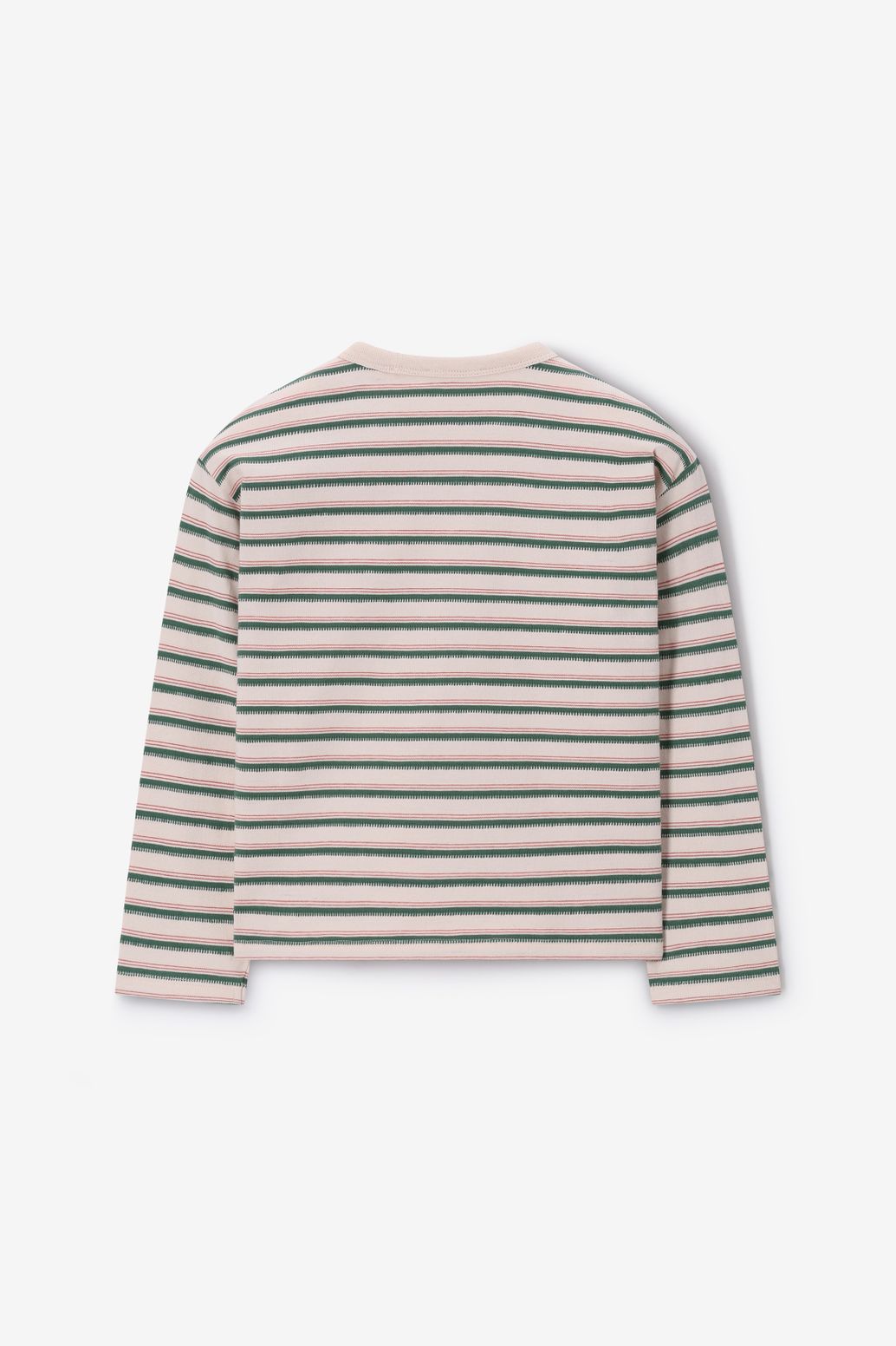Wit gestreept longsleeve T-shirt