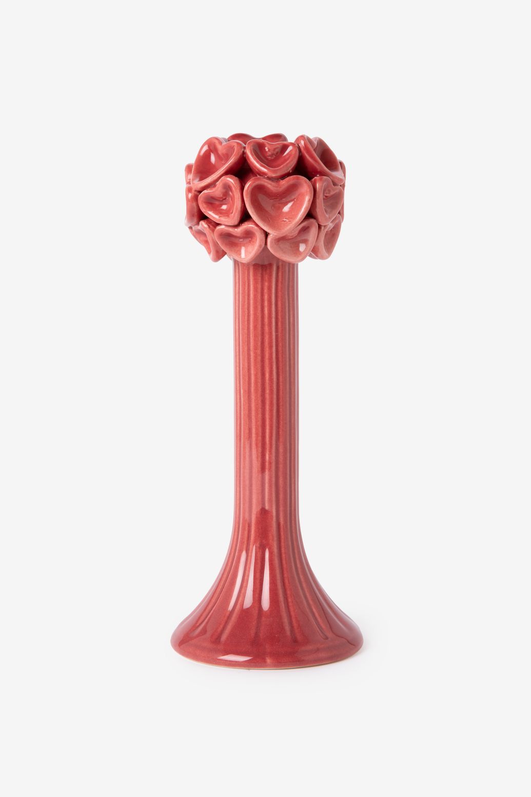 Chandelier avec cœurs - rose