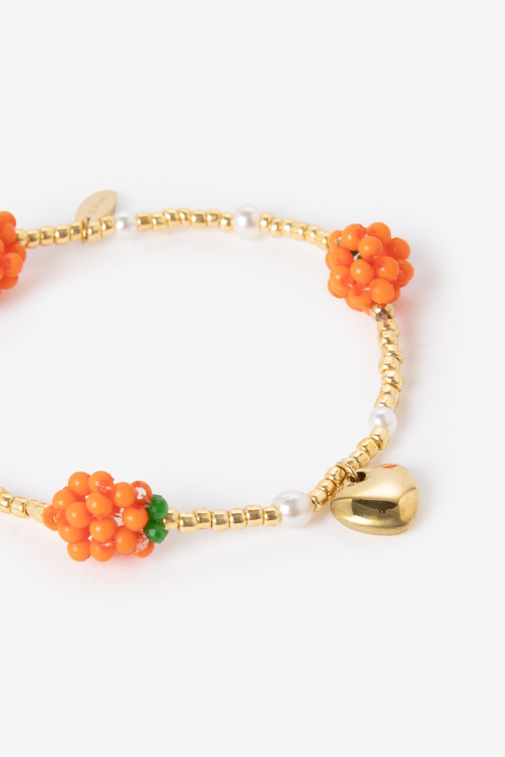 Bracelet avec oranges - blanc