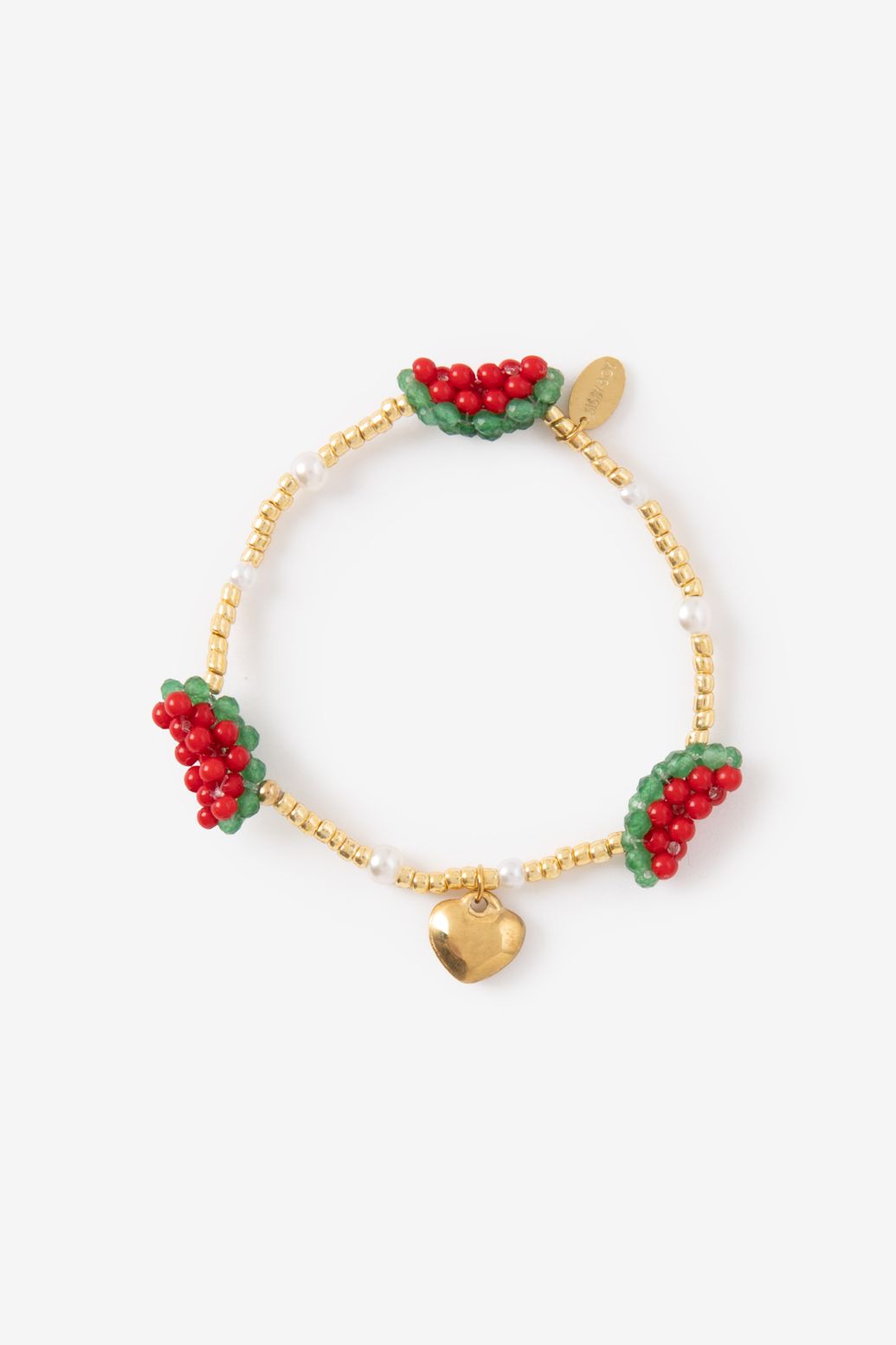 Bracelet avec pastèques - blanc