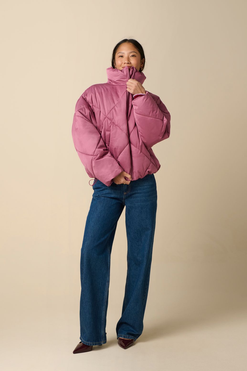 Veste matelassée - violet