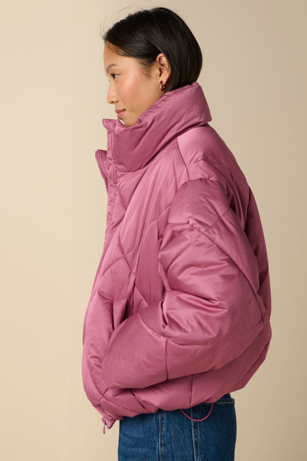 Veste matelassée - violet