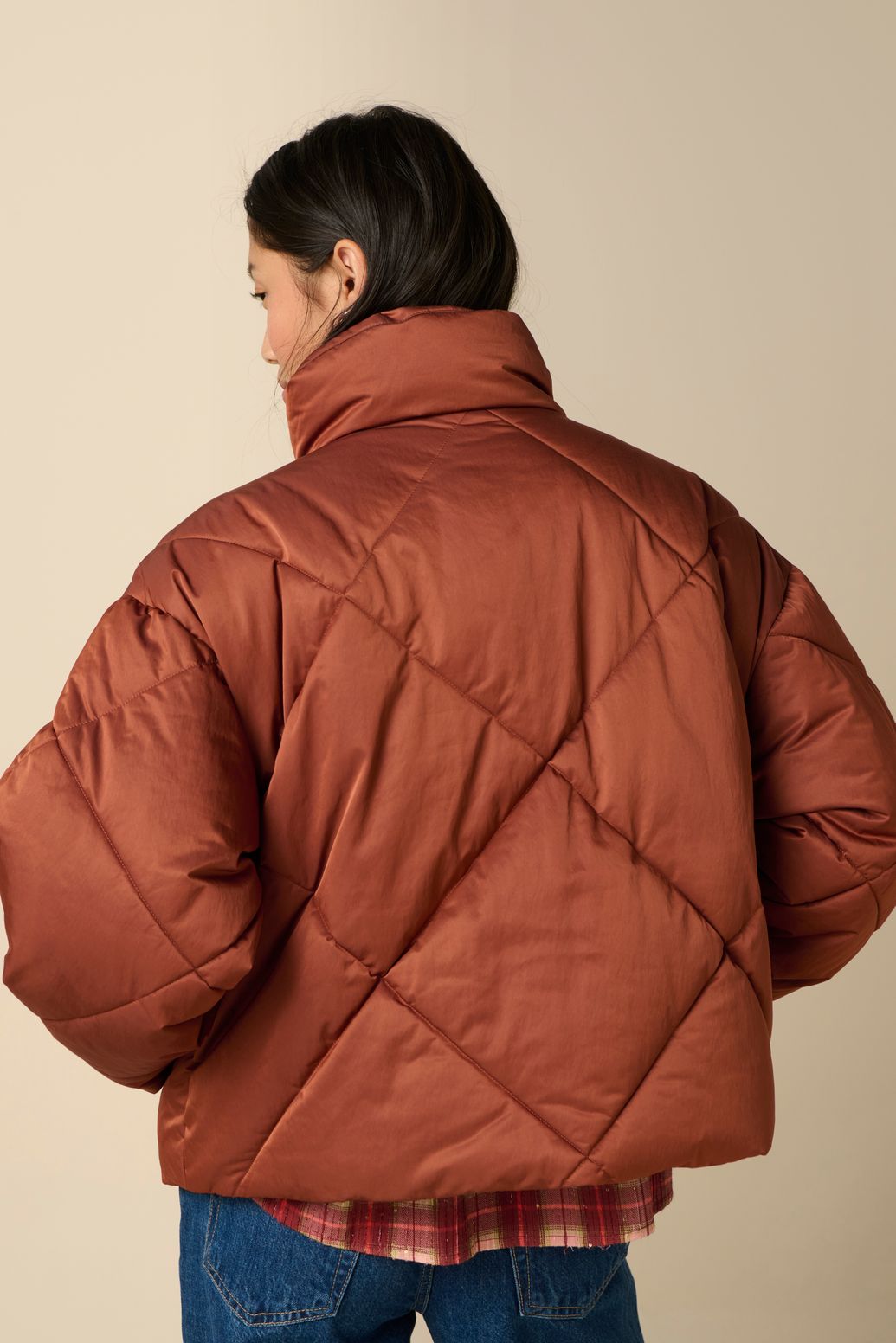 Veste matelassée - marron
