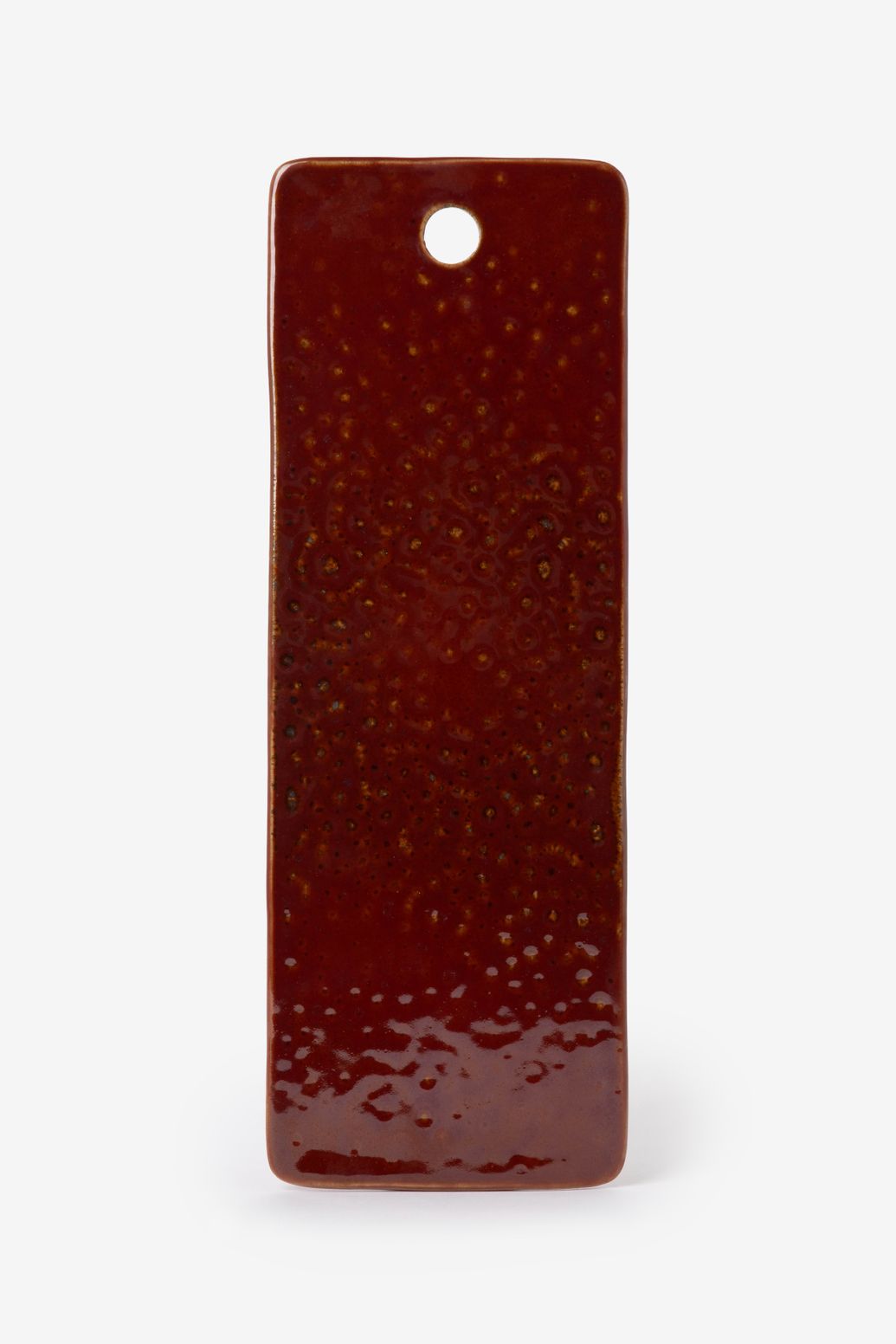 Donkerbruine serveerplank glaze