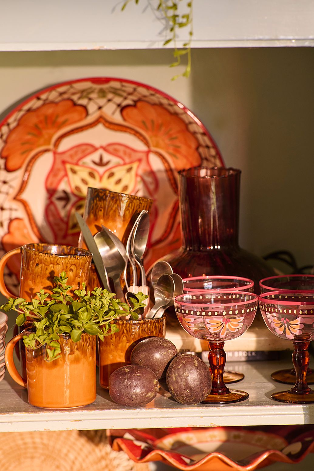 Mugs en céramique avec anse - orange