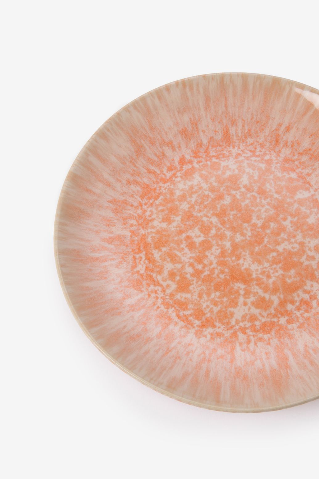Frühstücksteller Glaze - aprikot