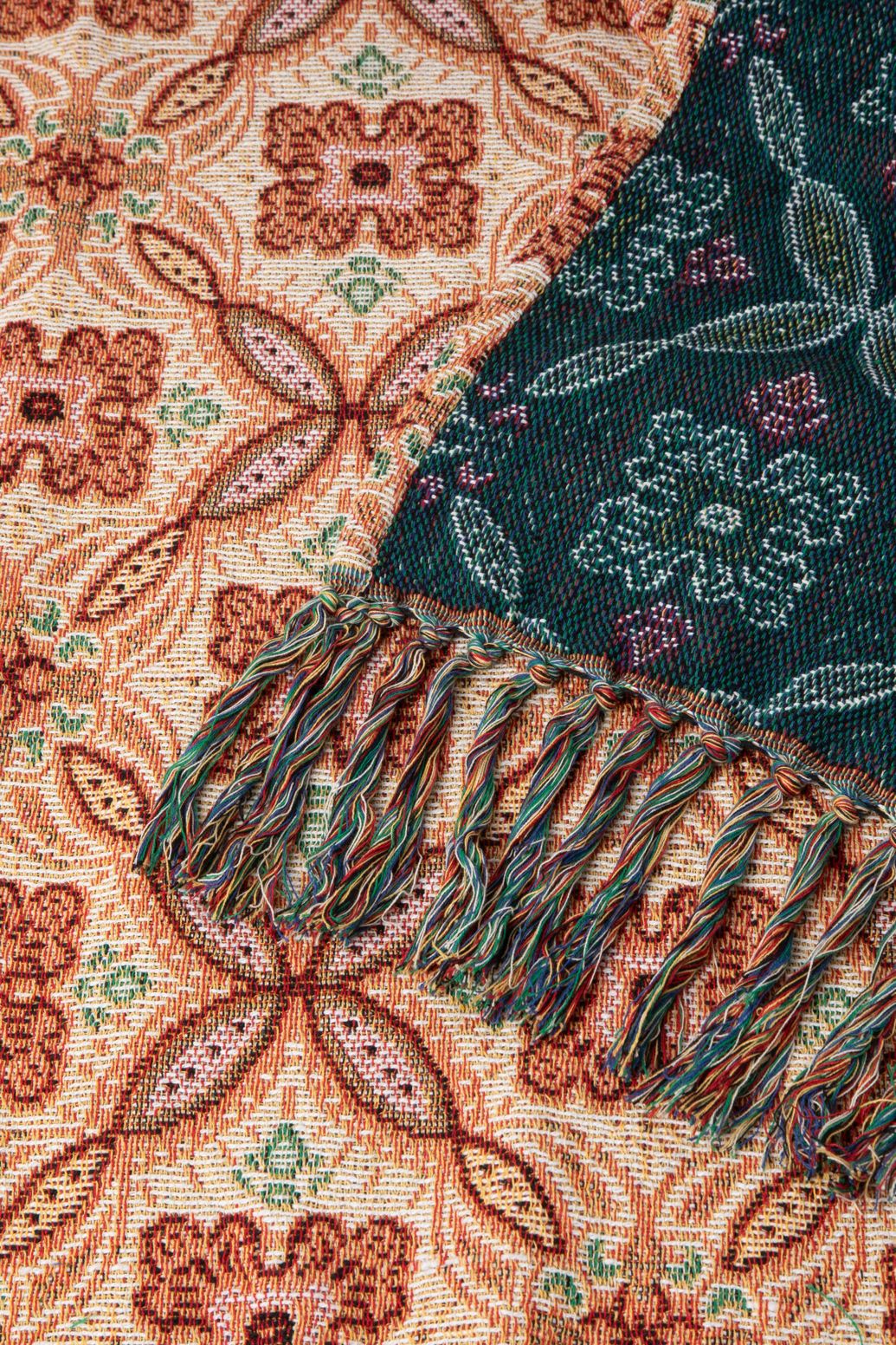 Decke mit Mosaikmuster (250x200 cm) - mehrfarbig