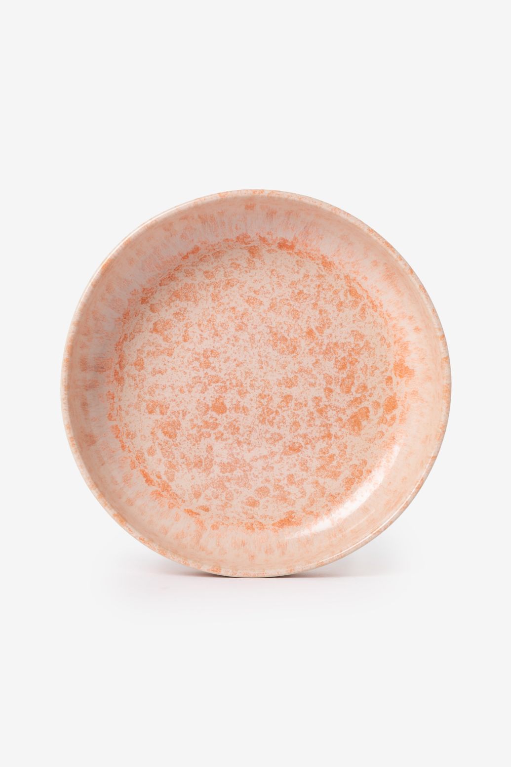 Coupe à fruits émaillée - orange