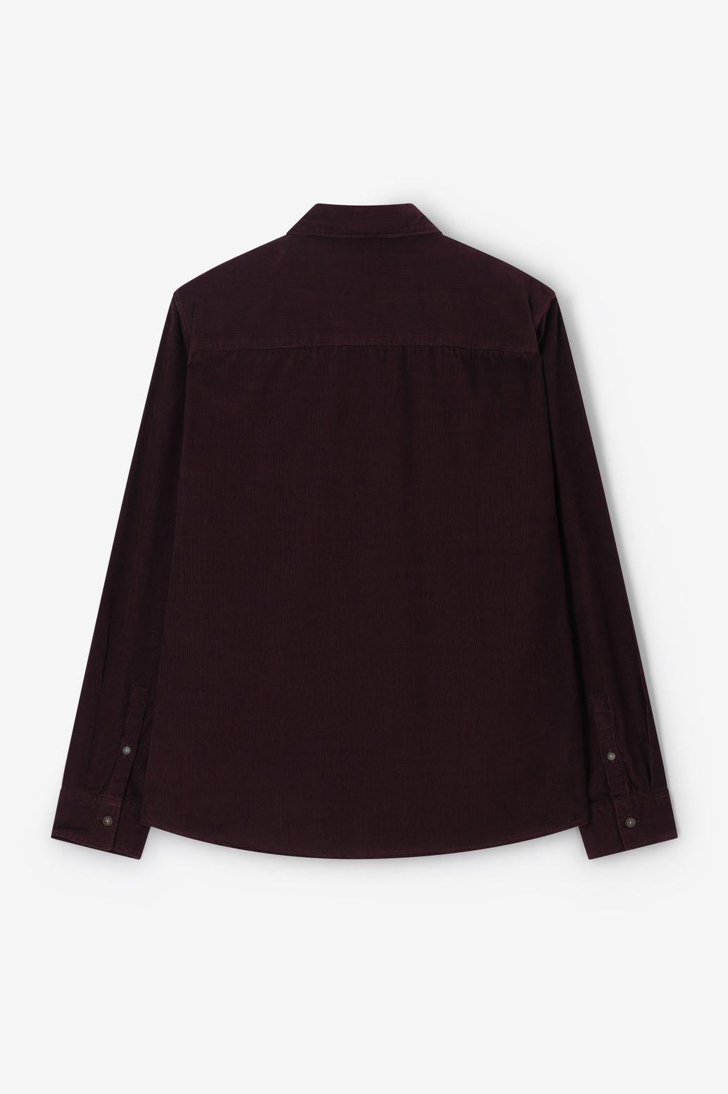 Donkerbruine corduroy overhemd