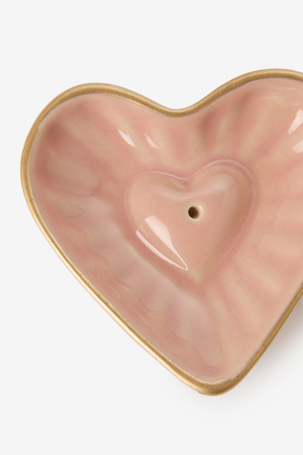 Porte-encens cœur - rose