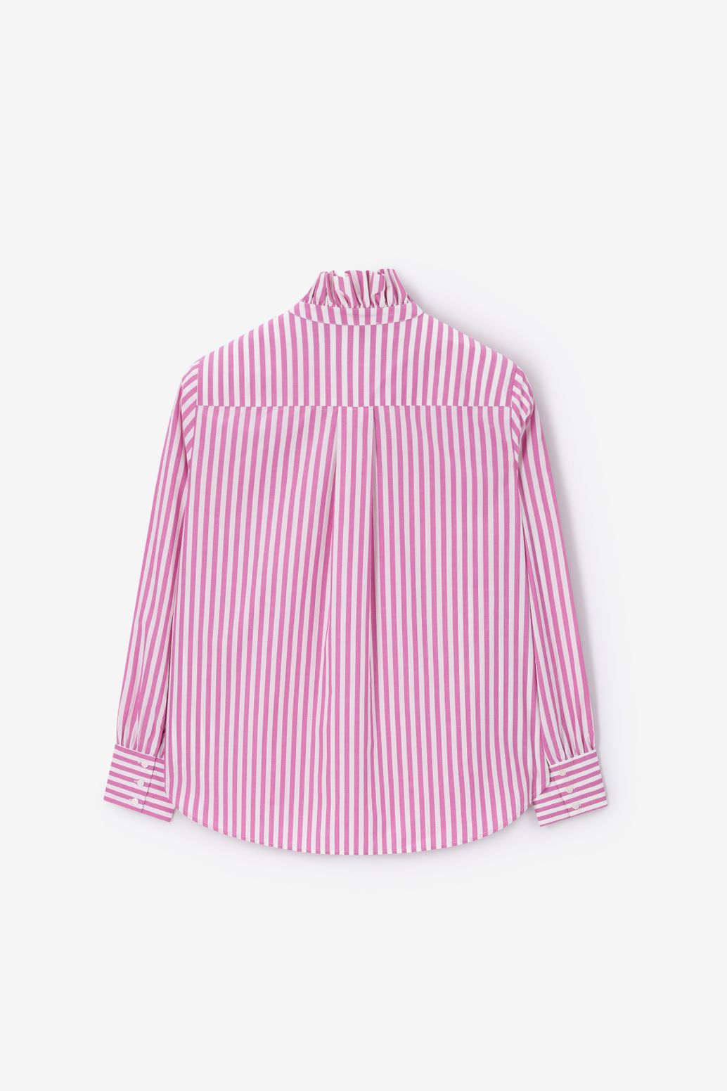Roze gestreepte blouse