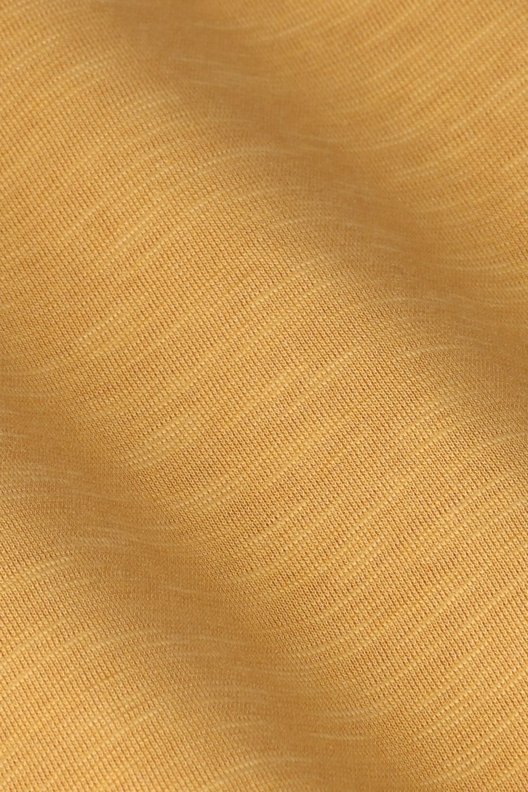 T-Shirt mit V-Ausschnitt - senfgelb