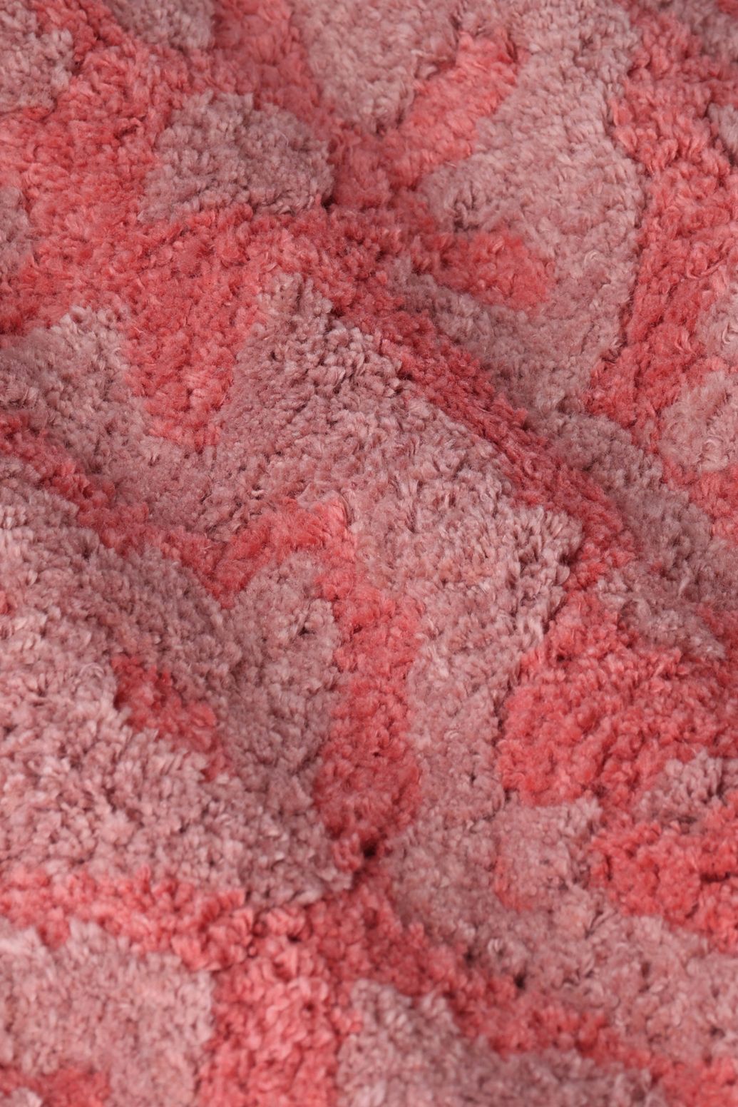 Tapis de bain en velours - rose