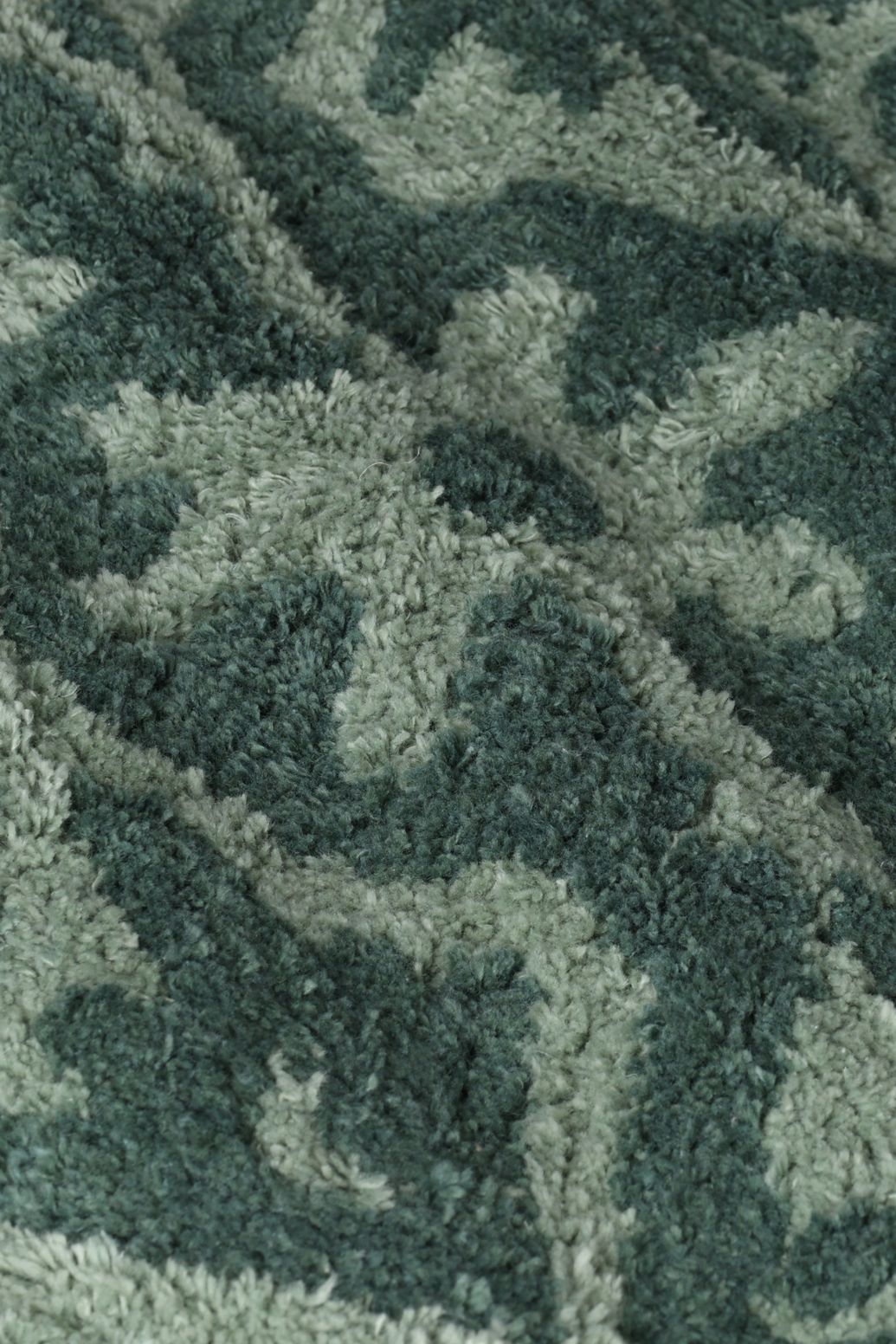 Groene velvet Dewdrop badmat