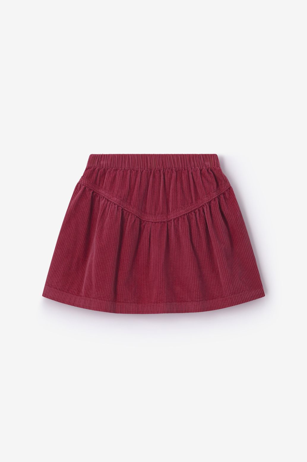 Rode corduroy rok