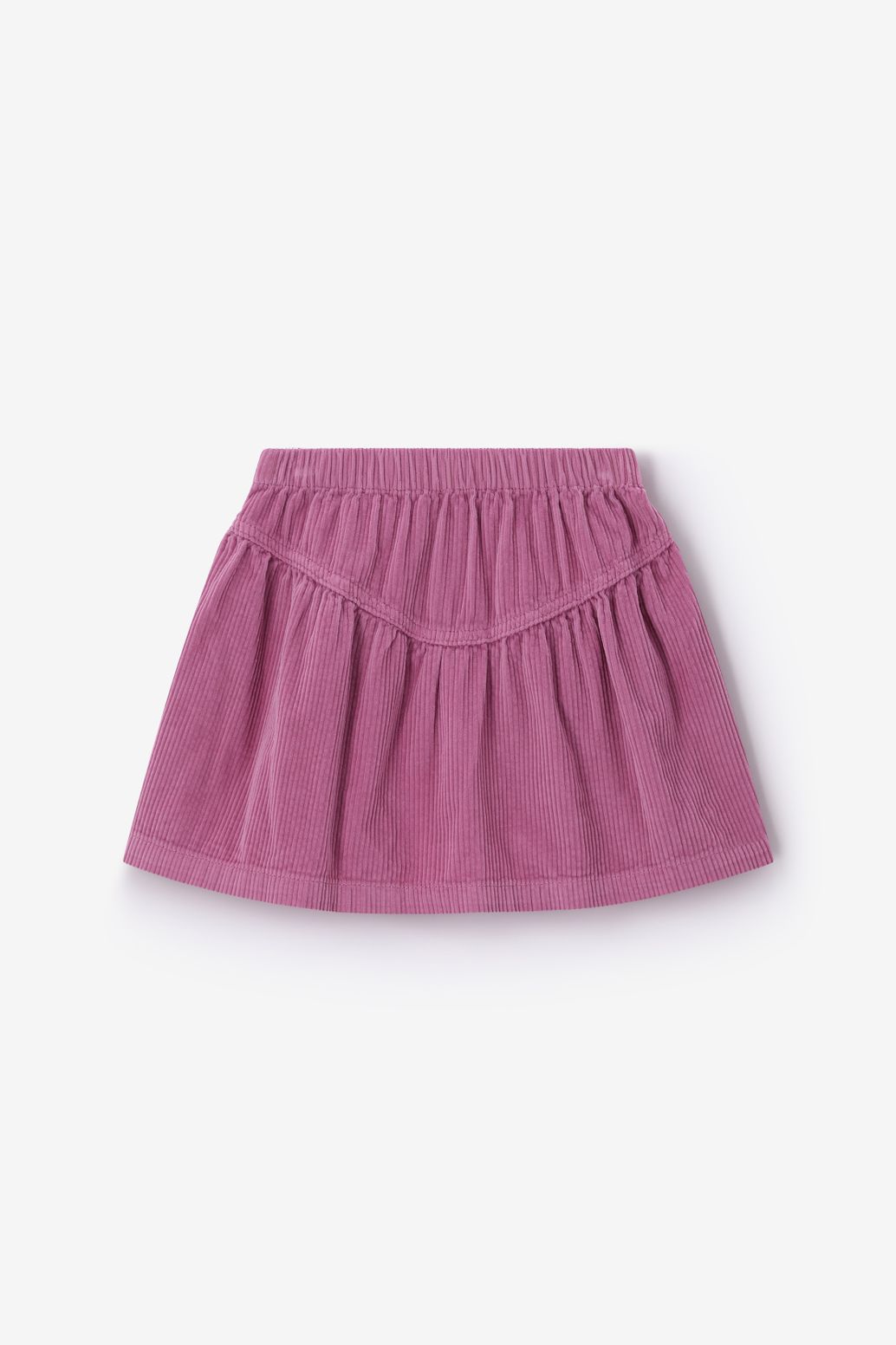 Paarse corduroy rok