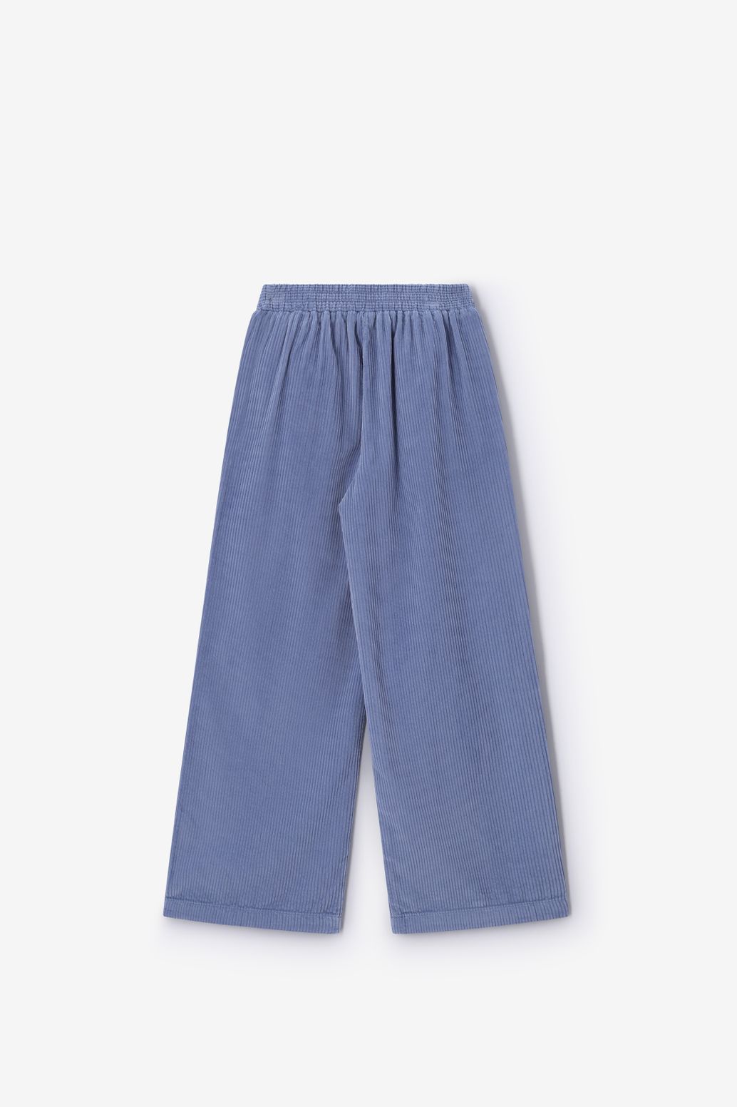 Blauwe corduroy broek