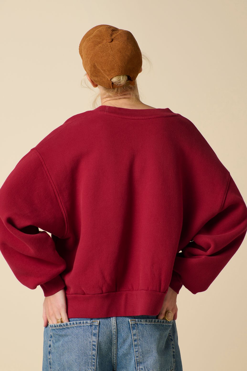 Rode oversized sweater