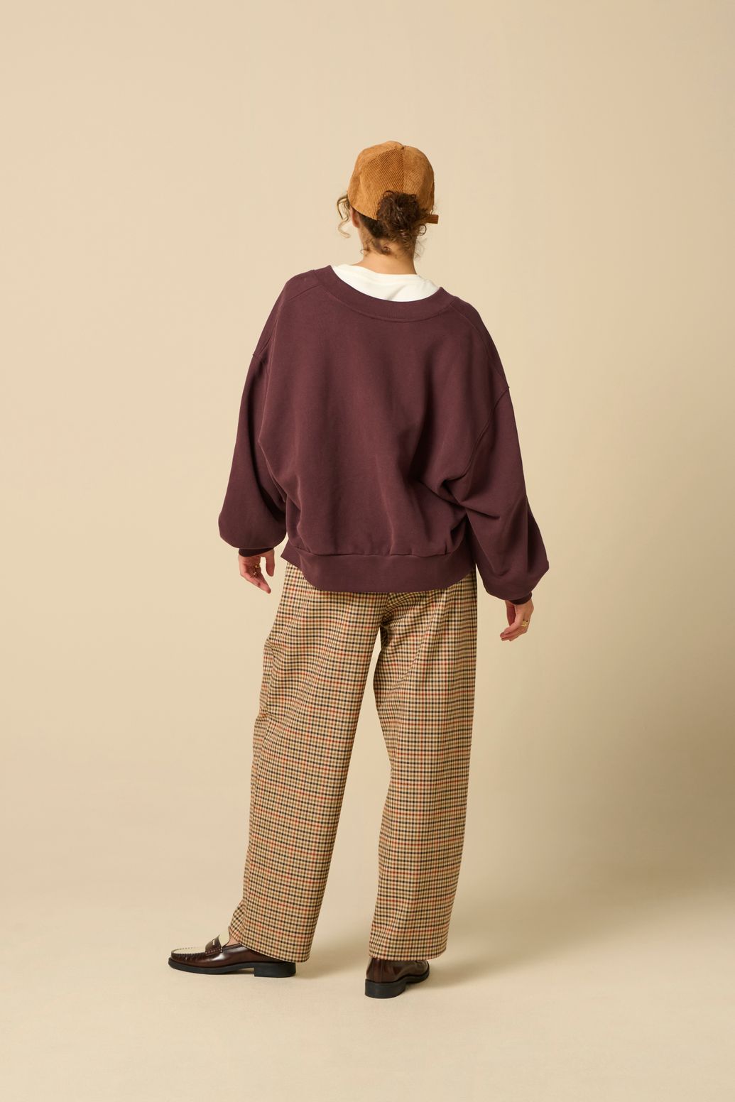 Oversize-Sweater - dunkelbraun