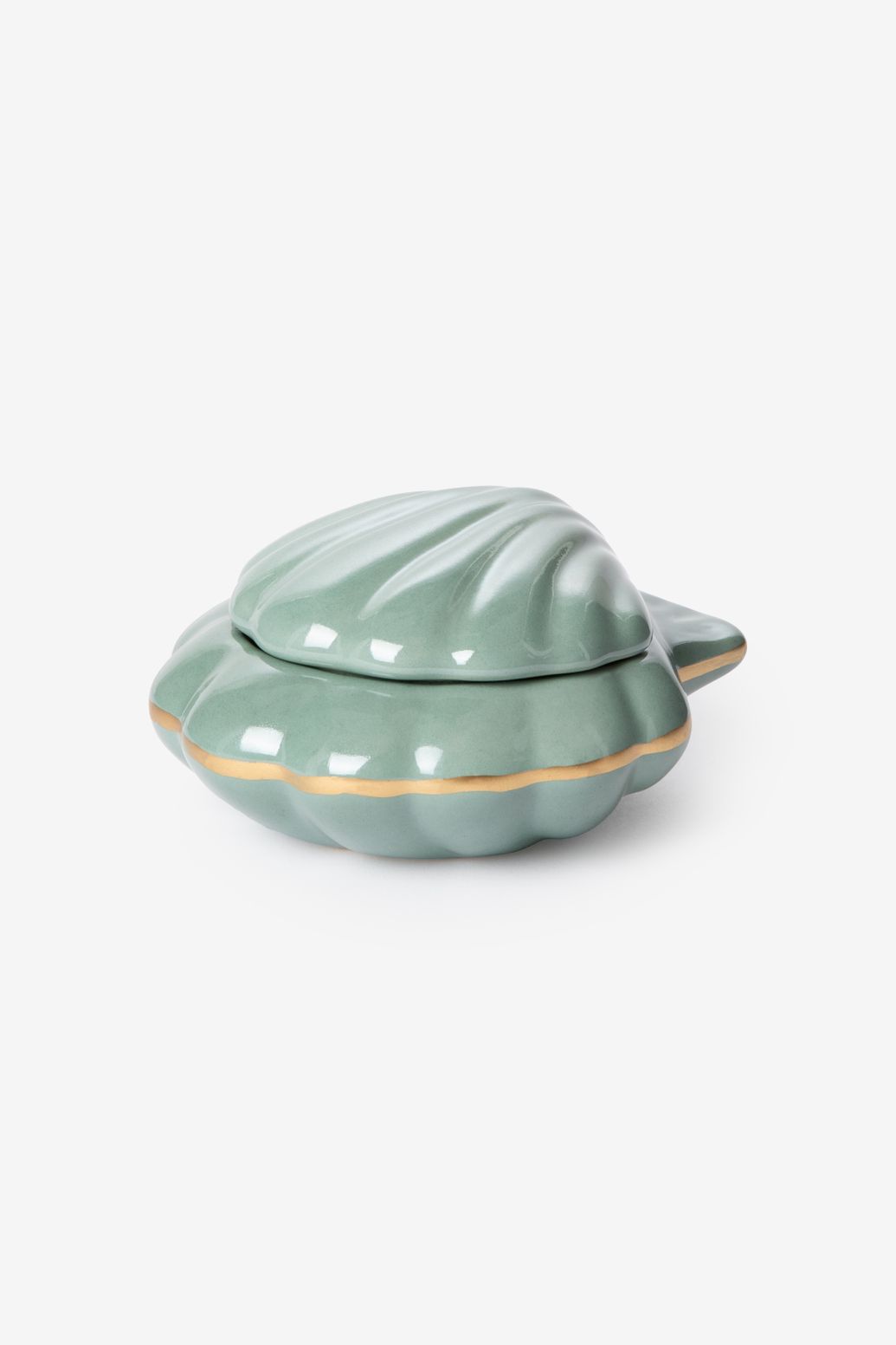 Petite boîte coquillage - vert