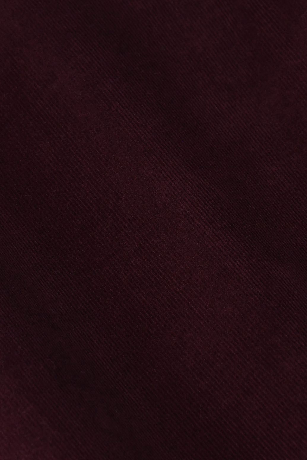 Pantalon évasé en velours côtelé avec taille haute - marron foncé
