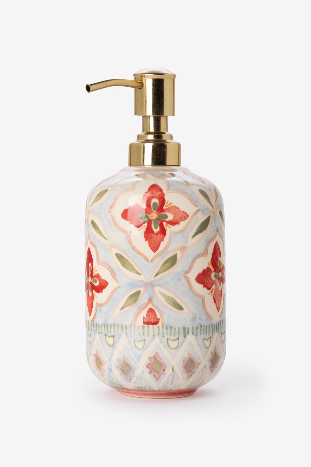Multicolour zeeppomp met tile print