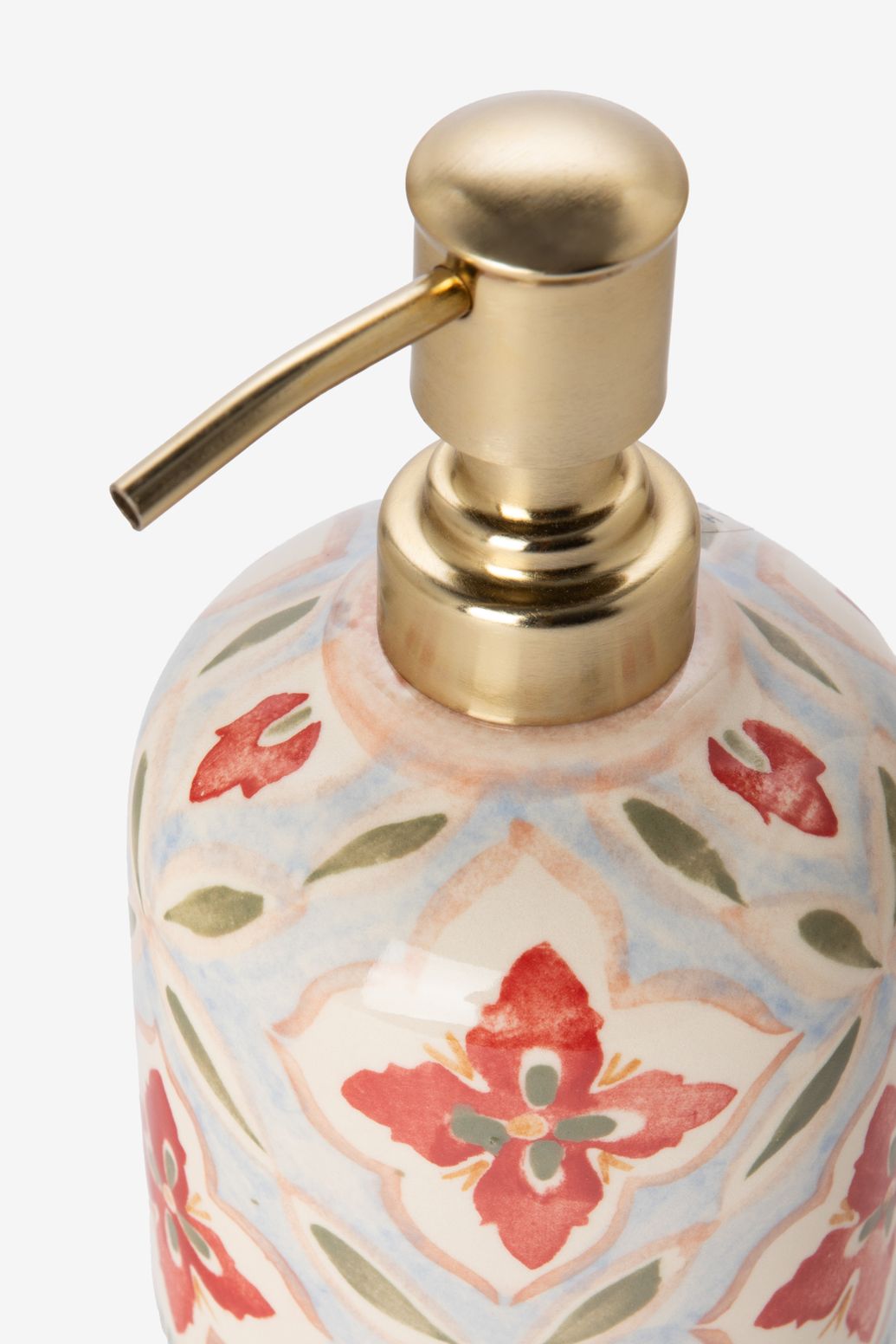 Multicolour zeeppomp met tile print