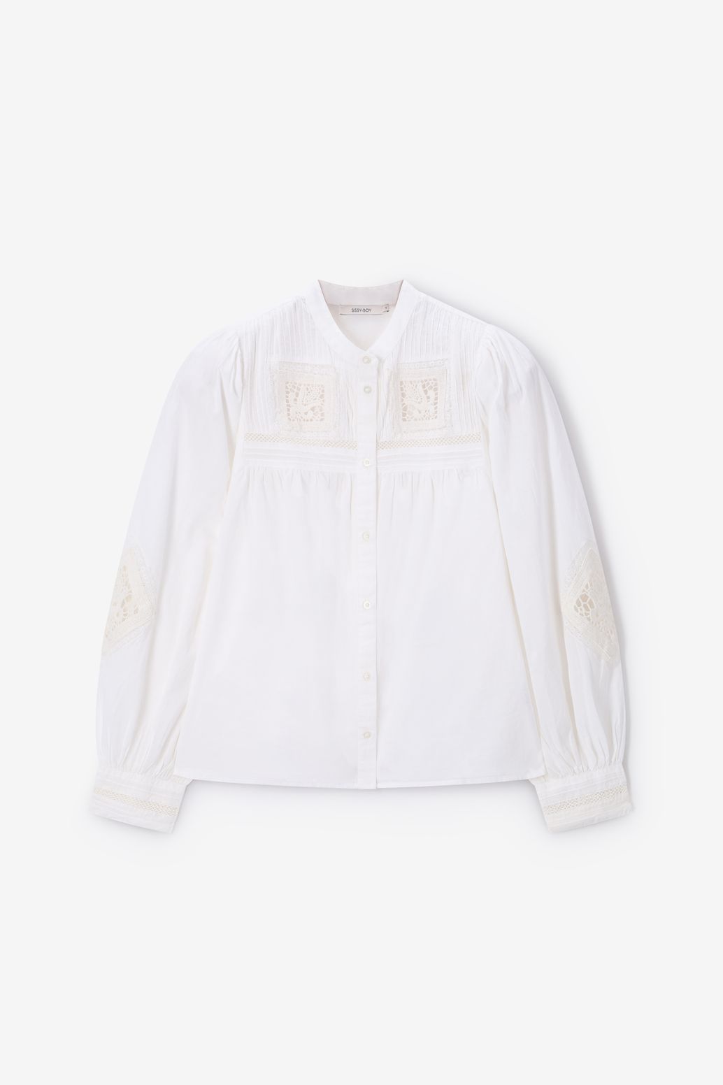 Blouse avec broderies - blanc