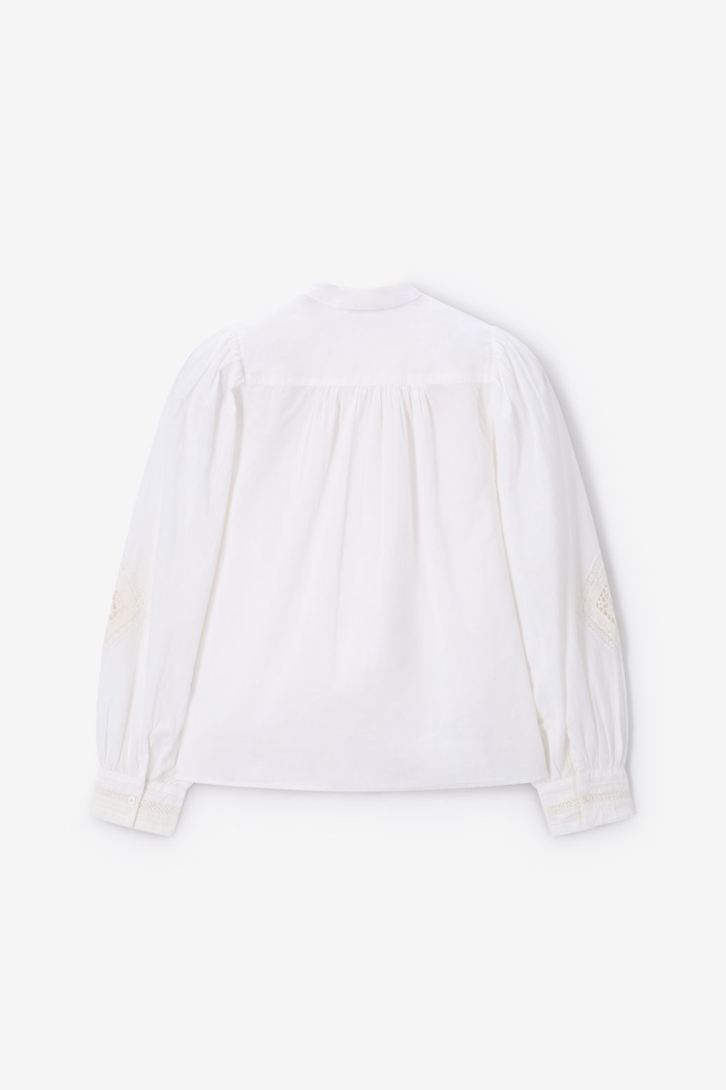 Blouse avec broderies - blanc