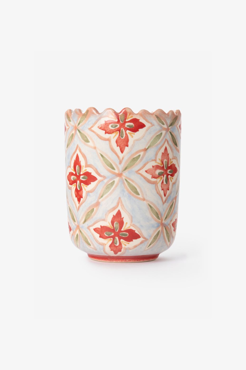 Porte-brosses à dents avec motif mosaïque - multicolore