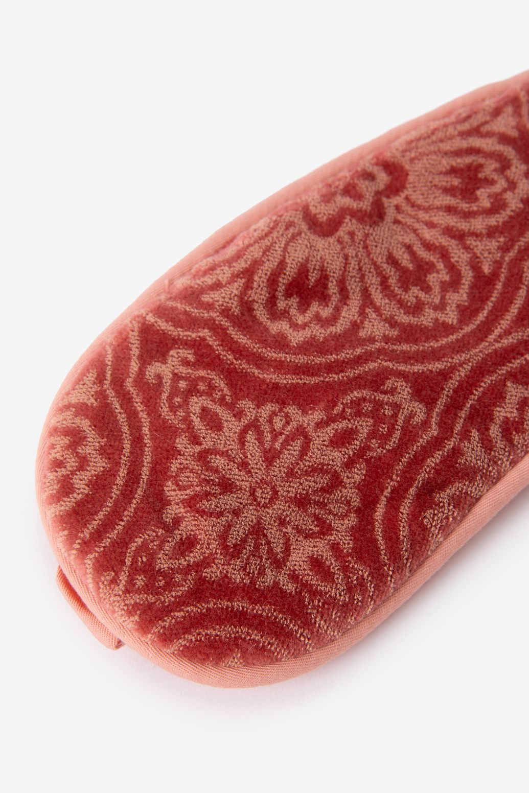 Masque de sommeil en velours - rose