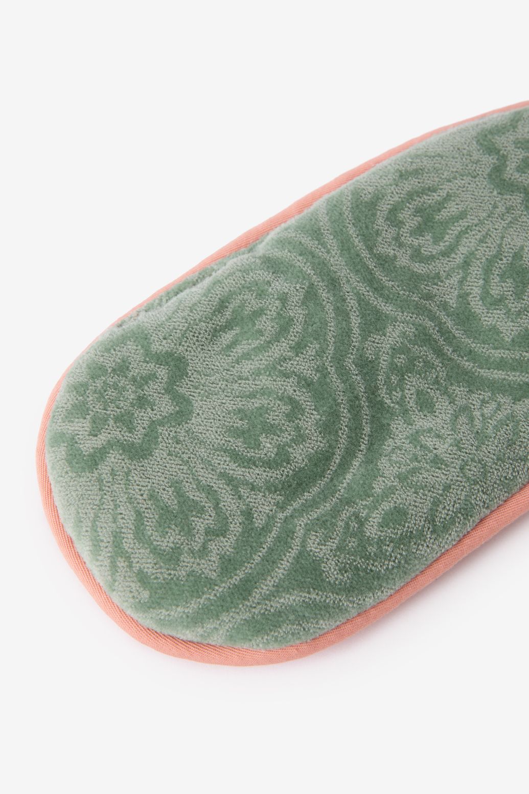 Groen velvet oogmasker