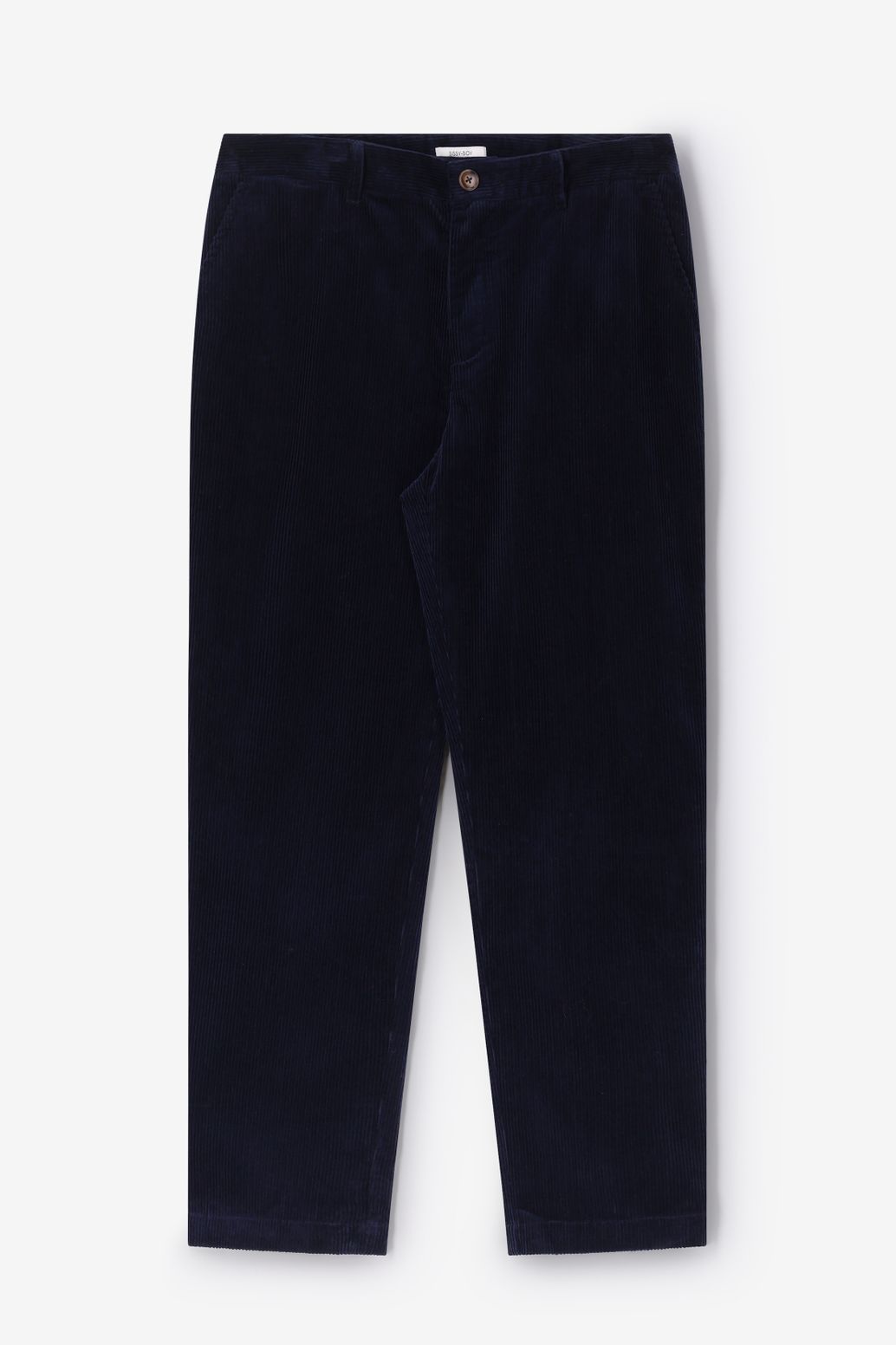 Cordhose mit mittelhoher Taille - dunkelbraun