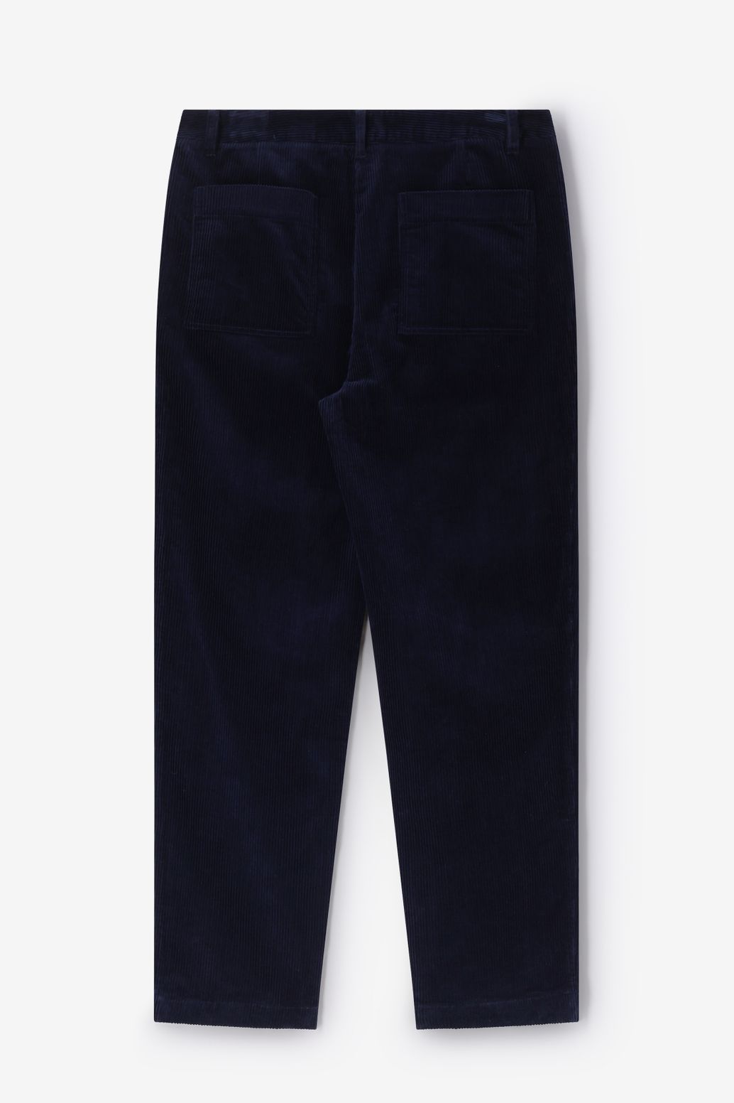 Cordhose mit mittelhoher Taille - dunkelbraun